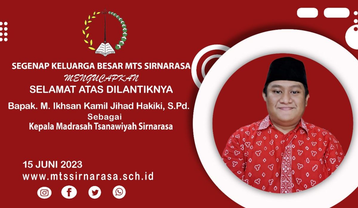 Pelantiakn Kepala Madrasah baru